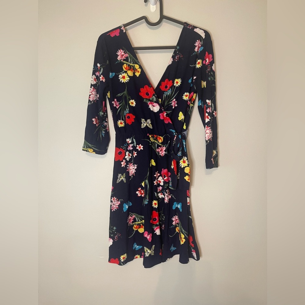 Floral long sleeve dress
